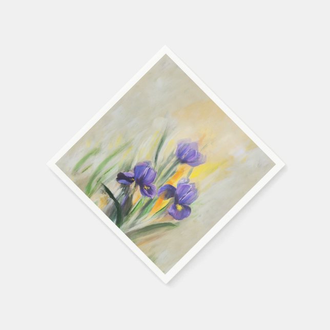 Iris Napkin (Corner)