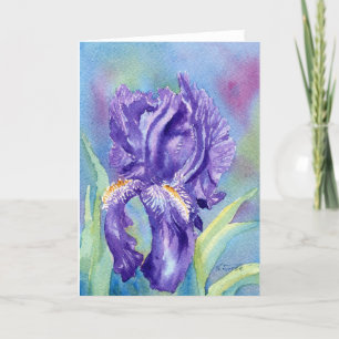 "Iris" Note Card