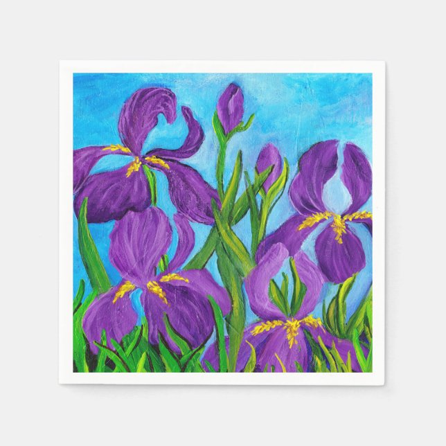 Iris Paper napkins (Front)