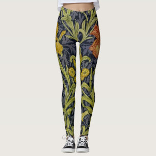 Iris Pattern (by William Morris) Leggings