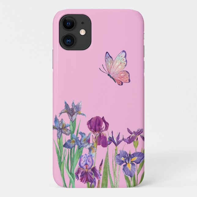 Iris pink Case-Mate iPhone case (Back)