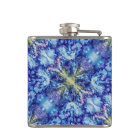 Iris Print Design Flask
