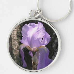 Iris Purple Keychain