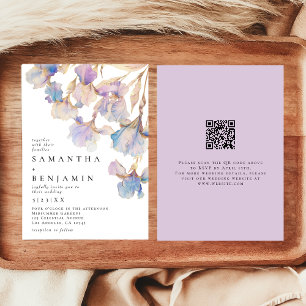 Iris QR Code Wedding Invitation