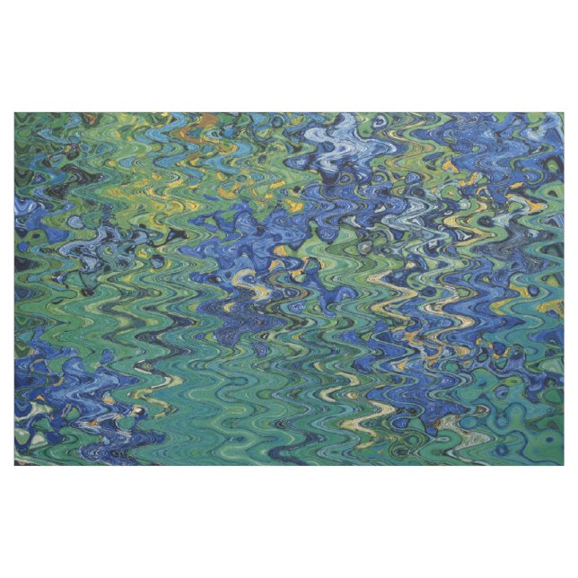 IRIS REFLECTED IN THE WATER FABRIC (Yard)