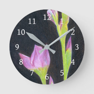 Iris Round Clock