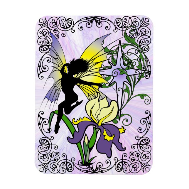 Iris Shadow Fairy Magnet (Vertical)