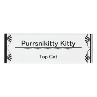 Iris Shadow Fairy Name Tag