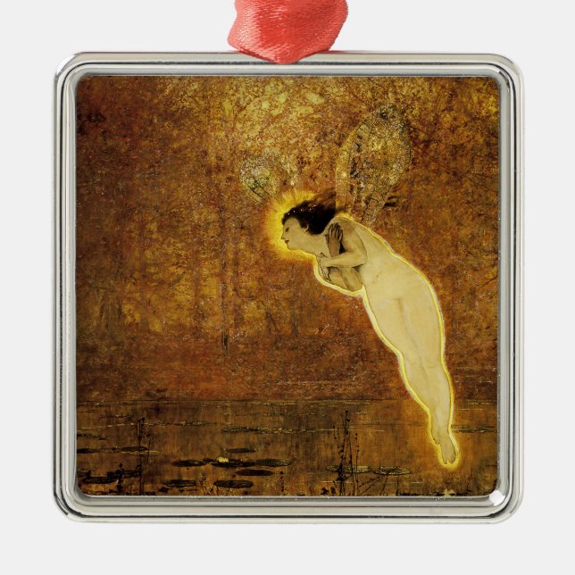 Iris, Spirit of the Rainbow Metal Tree Decoration (Front)