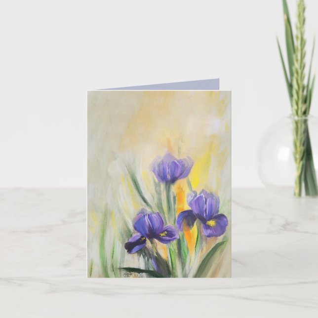 Iris Thank You Card (Front)