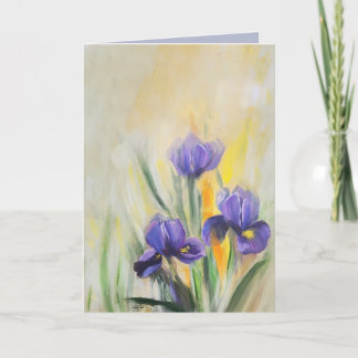 Iris Thank You Card