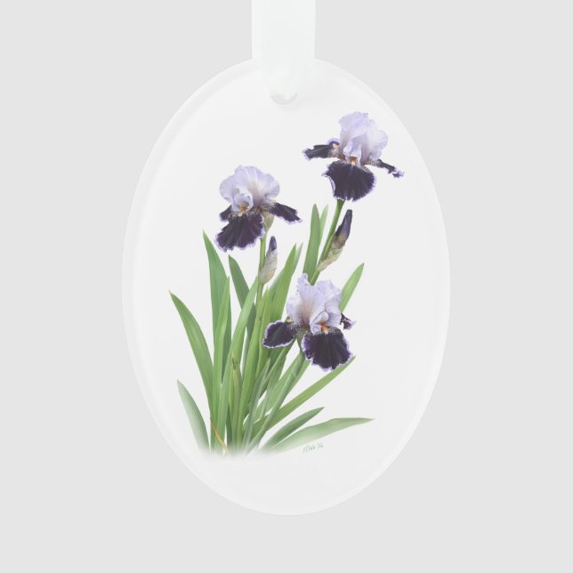 Iris Trio Ornament (Front)