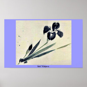 Iris? Ukiyo-e. Poster