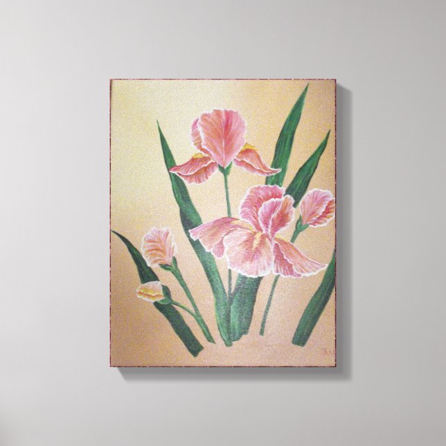 Iris wrapped canvas (Front)