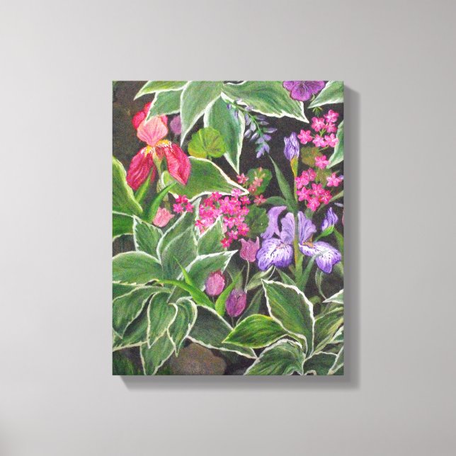 Iris wrapped canvas (Front)