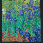 Irises, 1889 by Vincent van Gogh Shower Curtain<br><div class="desc">Irises,  1889 by Vincent van Gogh. Vincent Willem van Gogh was a Dutch post-impressionist painter who posthumously became one of the most famous and influential figures in the history of Western art.</div>