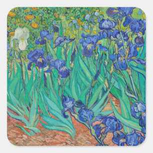 "IRISES 1889" BY VINCENT Van Gogh STICKER