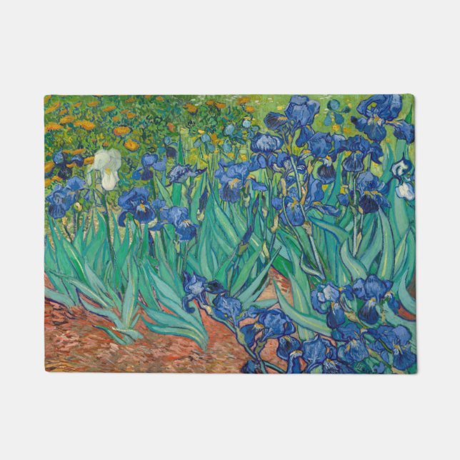 Irises, 1889 doormat (Front)