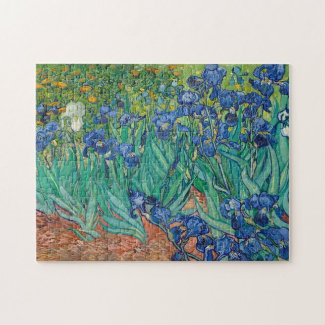 Irises, 1889 jigsaw puzzle (Horizontal)