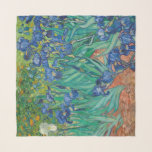 Irises, 1889 scarf<br><div class="desc">Irises is one of several paintings of irises by the Dutch artist Vincent van Gogh. He started painting Irises within a week of entering the Saint Paul-de-Mausole asylum in Saint-Rémy-de-Provence, France, in May 1889. During his stay he created almost 130 paintings. Among these were the famous The Starry Night and...</div>