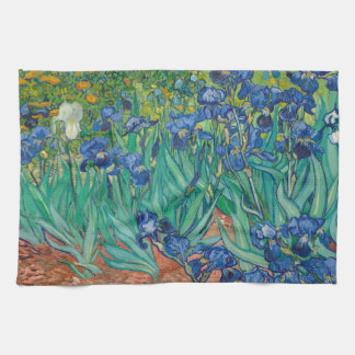 Irises, 1889 tea towel