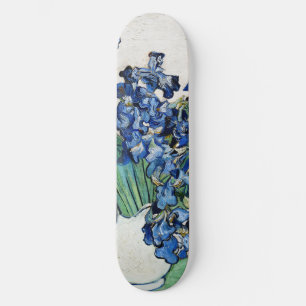 Irises (1890) by Vincent Van Gogh Skateboard