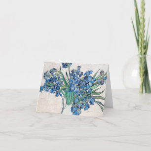 Irises (1890) by Vincent Van Gogh. Thank You Card