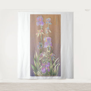 Irises Art Tapestry