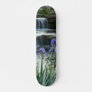Irises At Chateau Skateboard
