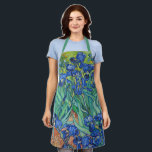 Irises by Van Gogh Apron<br><div class="desc">Please visit my store for more interesting design and more colour choice => zazzle.com/iwheels*</div>