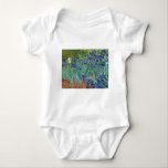 Irises by Van Gogh Baby Bodysuit<br><div class="desc">Vincent van Gogh's art - Paintings of floral and nature - Post-impressionist landscape artworks</div>