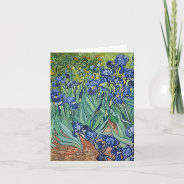 Irises by Van Gogh Card (Front)