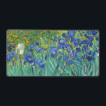 Irises by Van Gogh Desk Mat<br><div class="desc">Please visit my store for more interesting design and more colour choice => zazzle.com/iwheels*</div>