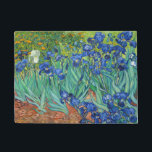 Irises by Van Gogh. Doormat<br><div class="desc">Please visit my store for more interesting design and more colour choice =>  zazzle.com/iwheels*</div>
