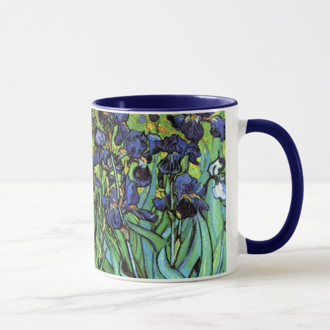 Irises by Van Gogh Fine Art Mug (Right)