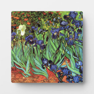 Irises by Van Gogh Fine Art Photo Plaque