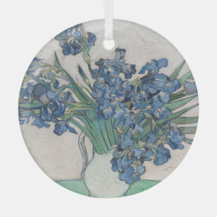Irises by van Gogh:  Glass Tree Decoration