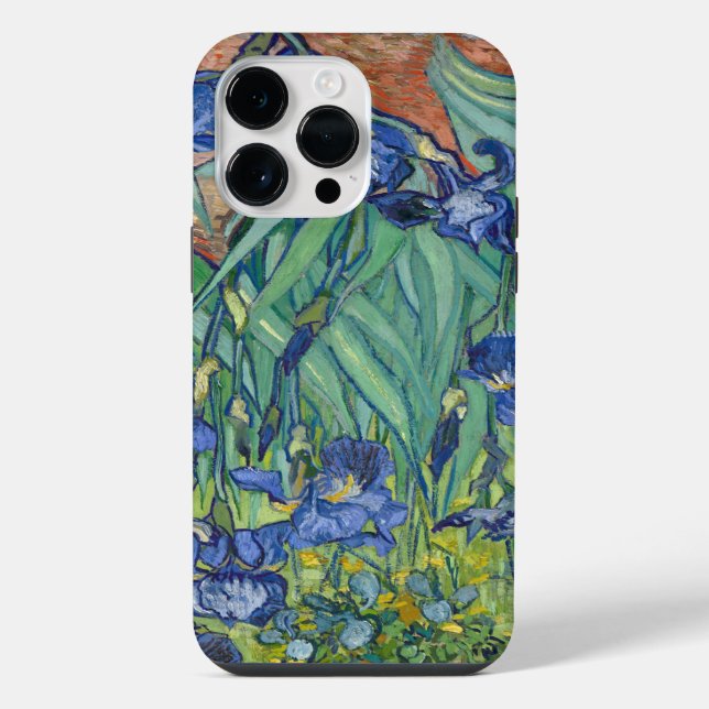 Irises by Van Gogh iPhone Case (Back)