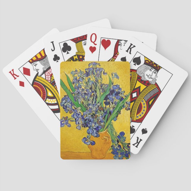 Irises by Van Gogh Playing Cards (Back)