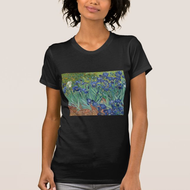 Irises by Van Gogh T-Shirt (Front)