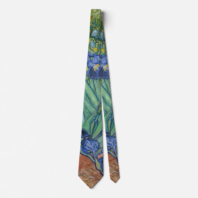 Irises by Van Gogh Tie (Front)