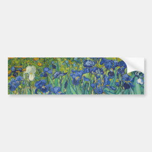 Irises by Vincent Van Gogh 1889 Bumper Sticker