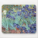 Irises by Vincent van Gogh 1898 Mouse Pad<br><div class="desc">To the best of my knowledge these images are in public domain and believed to be free to use without restriction in the US. 
 Please contact me if you discover that any of these images are not in Public Domain.</div>