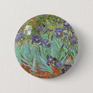 Irises by Vincent van Gogh 6 Cm Round Badge