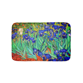 Irises by Vincent Van Gogh Bath Mat