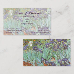 Irises by Vincent van Gogh Business Card