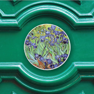 Irises by Vincent van Gogh Ceramic Knob