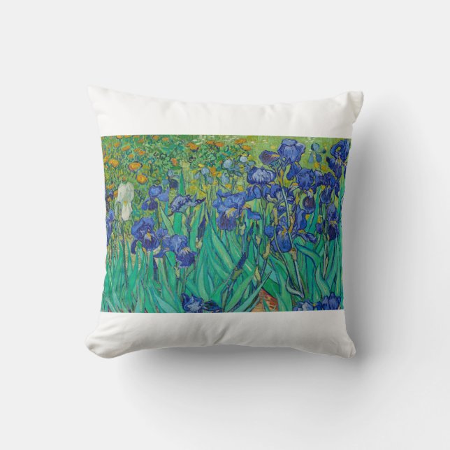 Irises by Vincent van Gogh Cushion (Front)