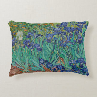 "Irises" by Vincent van Gogh Decorative Cushion