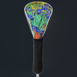 Irises by Vincent Van Gogh Golf Head Cover<br><div class="desc">Vincent Van Gogh Irises . Painted in 1889 it is one of the painting he created in Saint Paul-de-Mausole asylum in Saint-Rémy-de-Provence in France. It is an oil painting. This fine art landscape oil painting depicts a field of iris flower plants. Vincent Van Gogh was a famous artist. He was...</div>